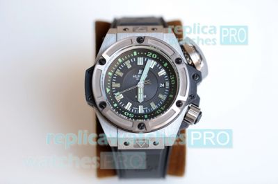 Swiss Replica Hublot King Power Diver 4000m Stainless Steel 48mm Mens Watch